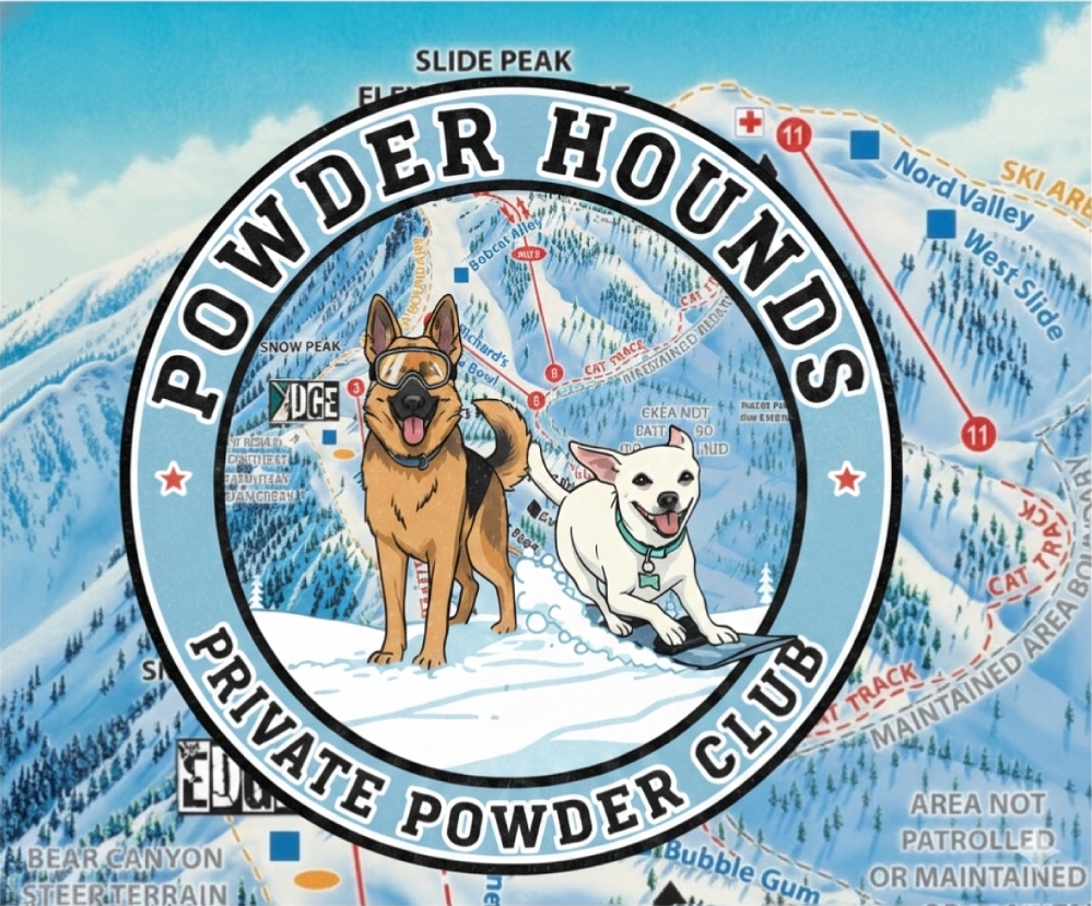 Powder Hounds Badge